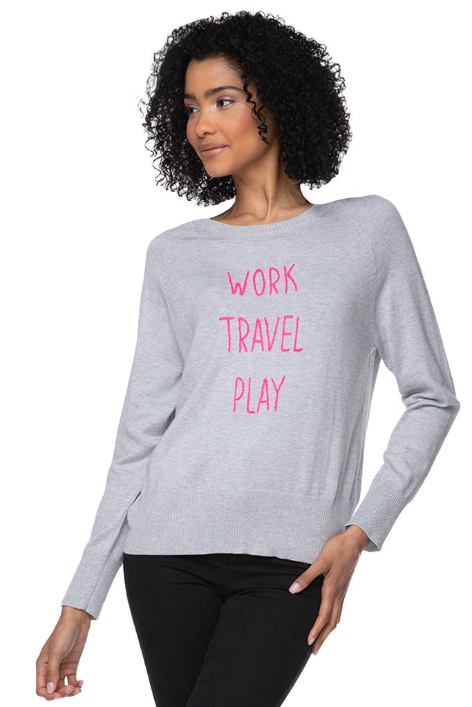 Eco Cotton Crew Sweater | Work Travel Play