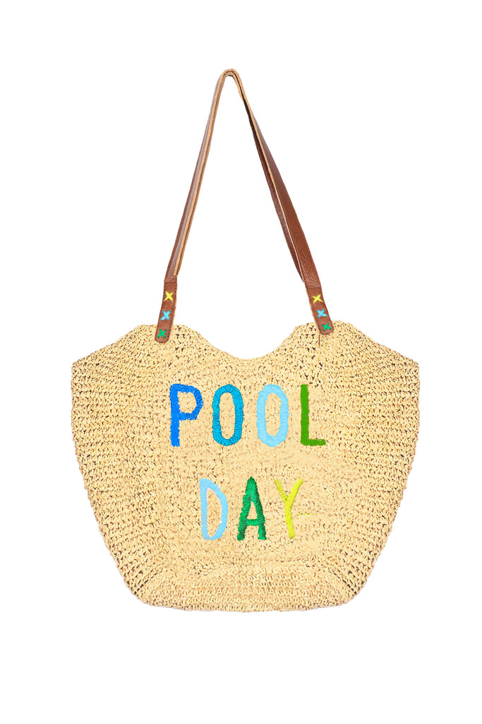 Beach Lovers Bag - Pool Day Embroidery
