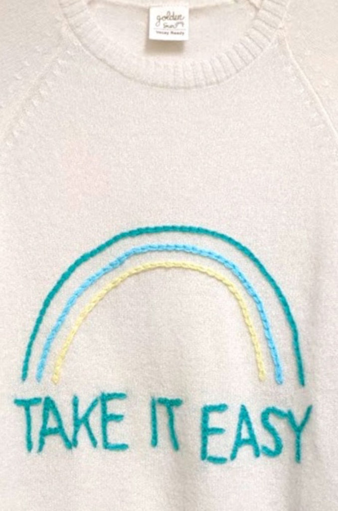 Life is Good | Cashmere Crew | Take it Easy - goldensunbrand
