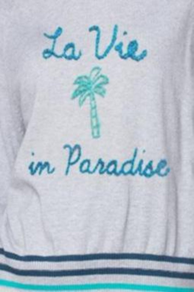 GS01-BEC-Eco Cotton Crewneck Sweater witMORNING-MIST-LA-VIE-IN-PARADISE