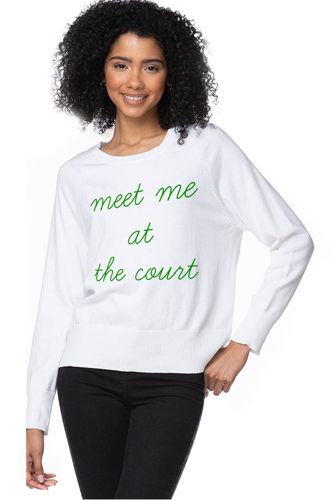 Eco Cotton Crew Sweater | meet me at the court