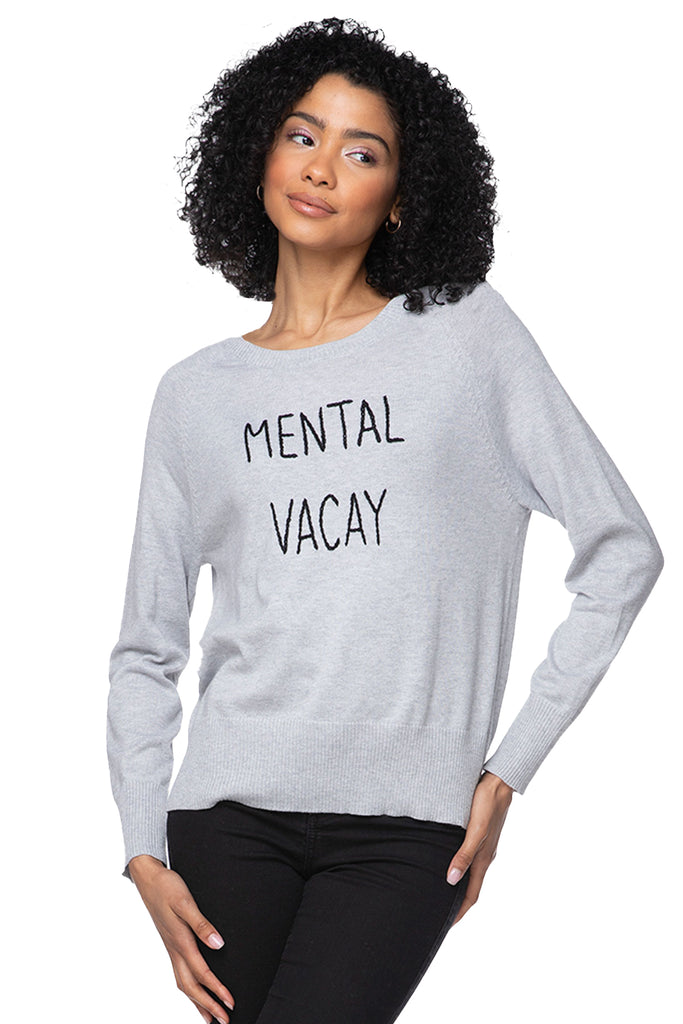 Eco Cotton Crew Sweater | Mental Vacay