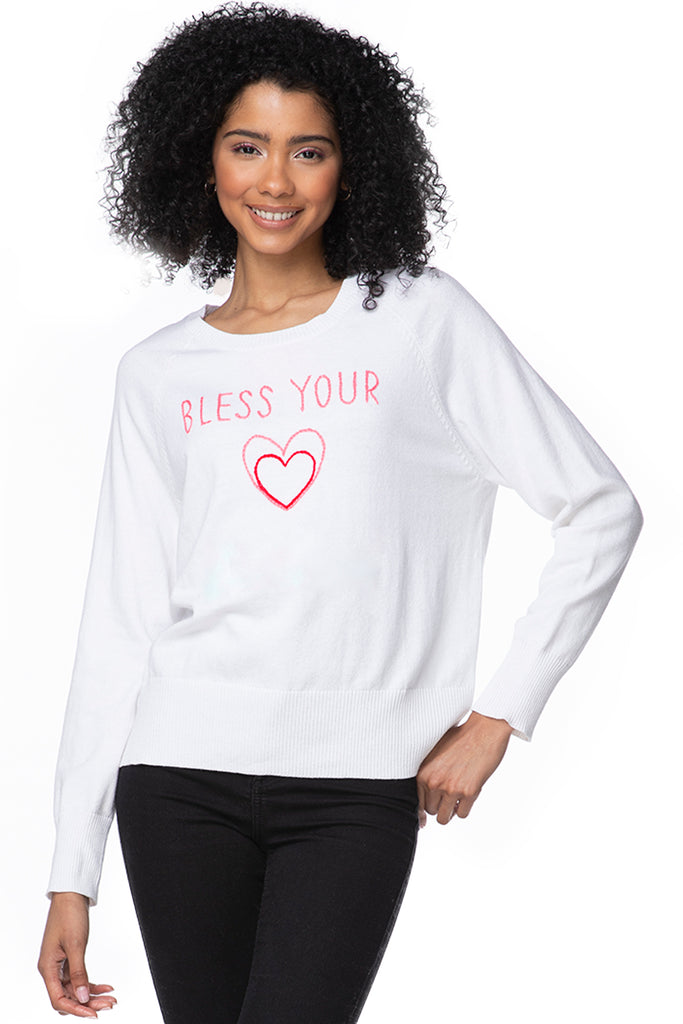 Eco Cotton Crew Sweater | Bless Your Heart