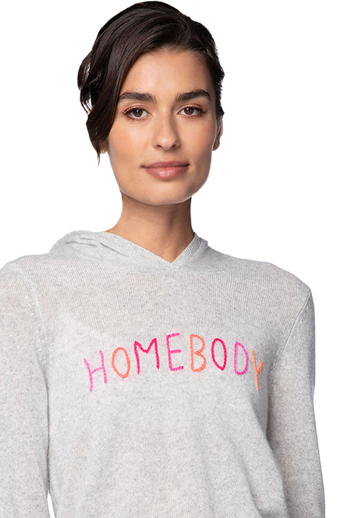Bon Voyage | Embroidery Cashmere Hoodie |  Homebody