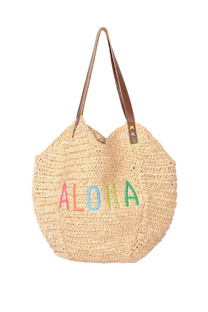 Beach Lovers Bag - Embroidered Aloha