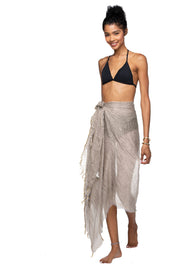 Shimmery Shine Beach Sarong Coverup