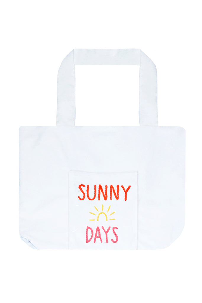 Sunseeker Take Away Tote Bag - Sunny Days Embroidery