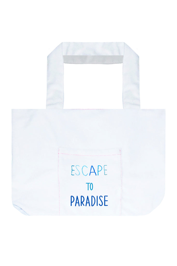 Sunseeker Take Away Tote Bag - Escape to Paradise Embroidery