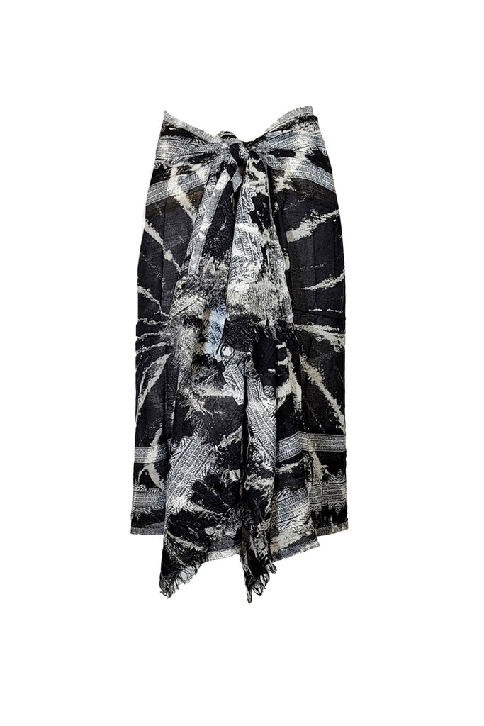 Magic Ward Tie dye Jacquard Loomed Sarong Wrap