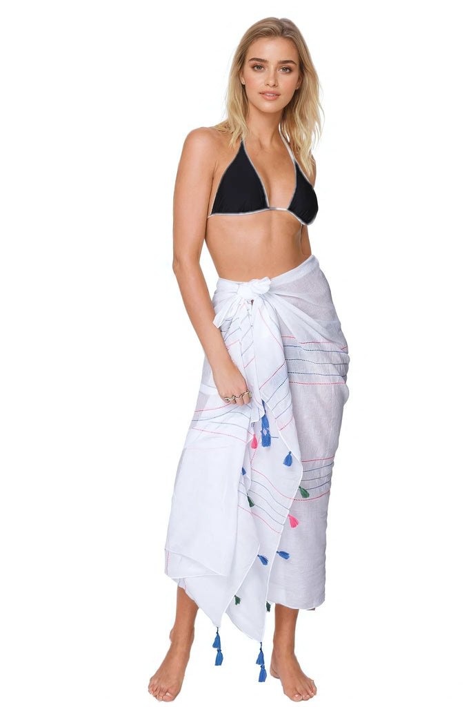 Seaside Picknic Sarong Coverup Wrap