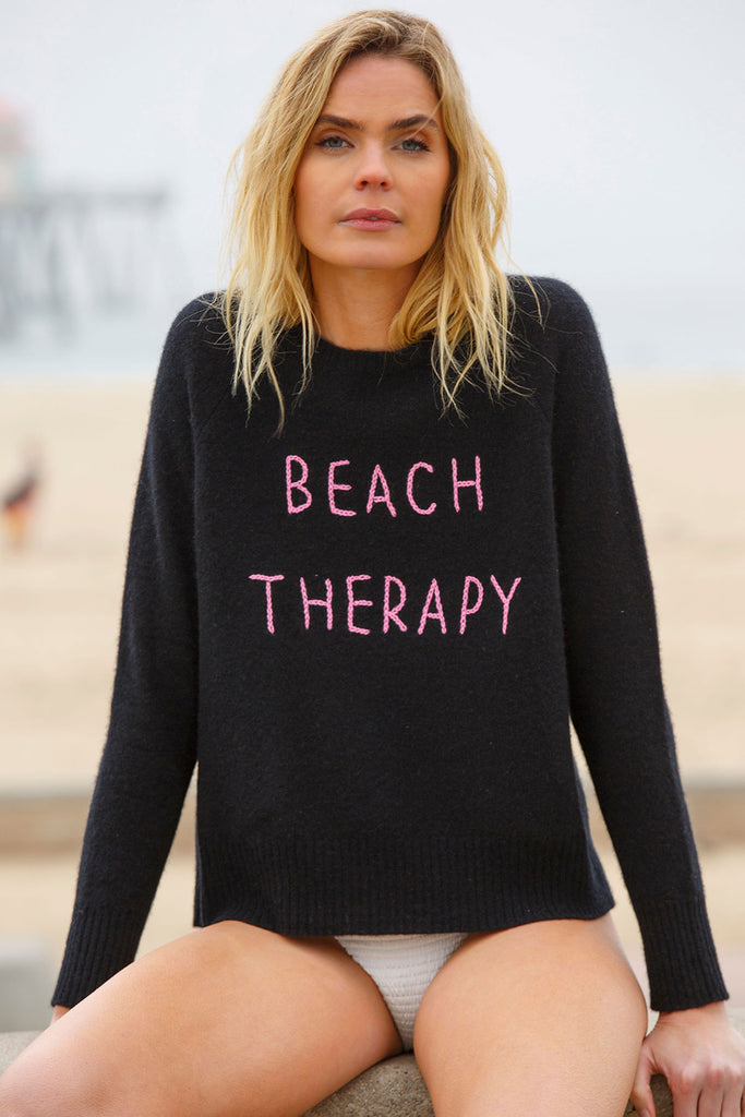 Life is Good | Cashmere Crew | Beach Therapy - goldensunbrand