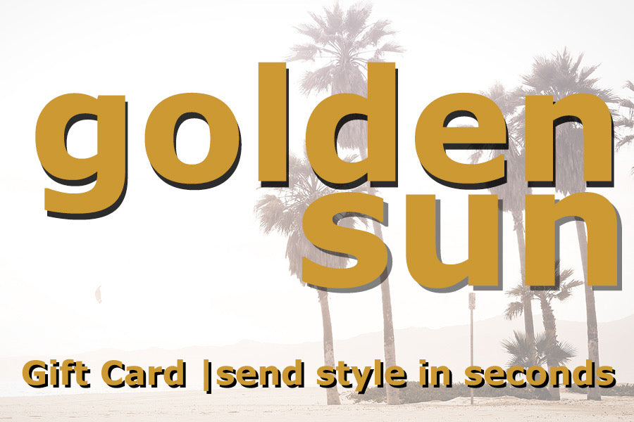 Gift Card - Give the Gift of Golden Sun - goldensunbrand