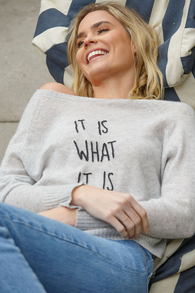 Life is Good | Cashmere Crew | It Is What It Is - goldensunbrand